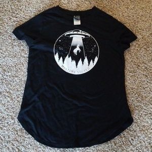 "Mystery Solved" black tee shirt